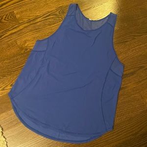 Blue lululemon tank